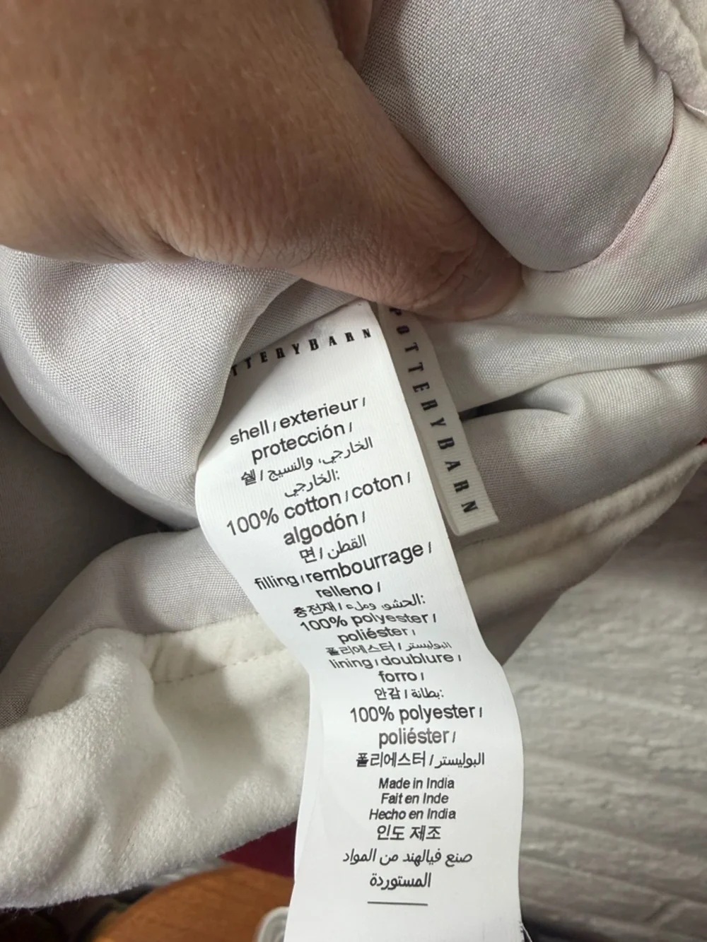 Pottery Barn questions leave